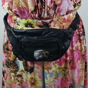 Unbranded Black Pouch Fanny Pack Waist Bag